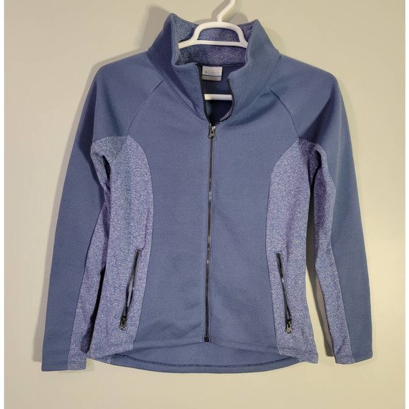 Columbia Womens Two-Tone Blue Full Zip Jacket S - Picture 1 of 6